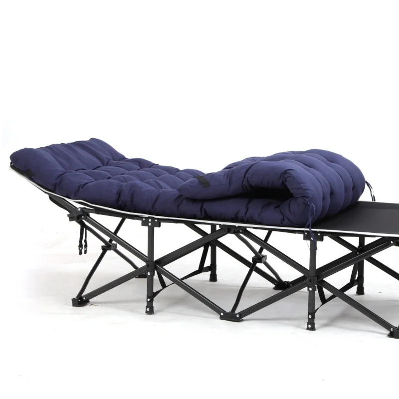 

Раскладная кровать DrunkenXp Daul-Layers 1200D из ткани Оксфорд, портативная, легкая, со съемным матрасом, для кемпинга