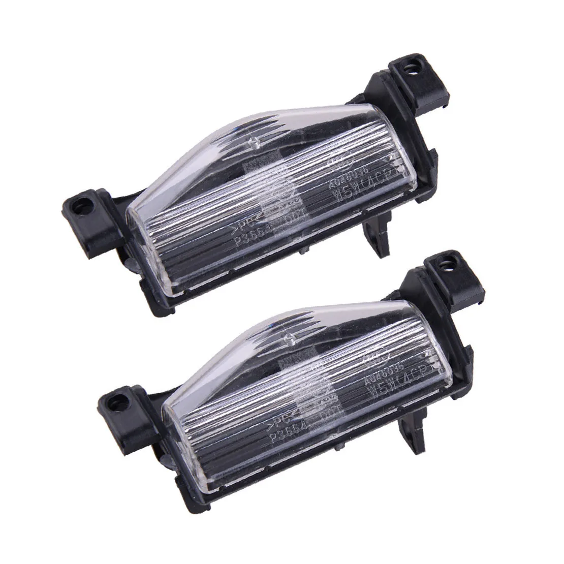 

2 Pcs Car License Plate Lamp Light Shell Cover for 2 3 M2 M3 2011-2013 BP4K-51-274 BBM4-51-274 BS1E-51-274