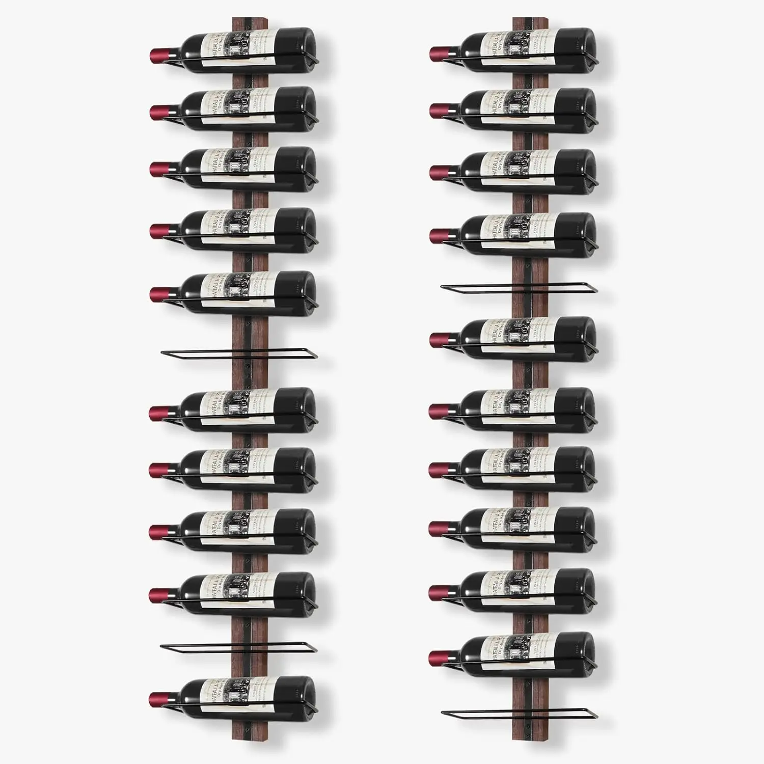 Wine Rack Wall Mounted for 24 Wine Bottles