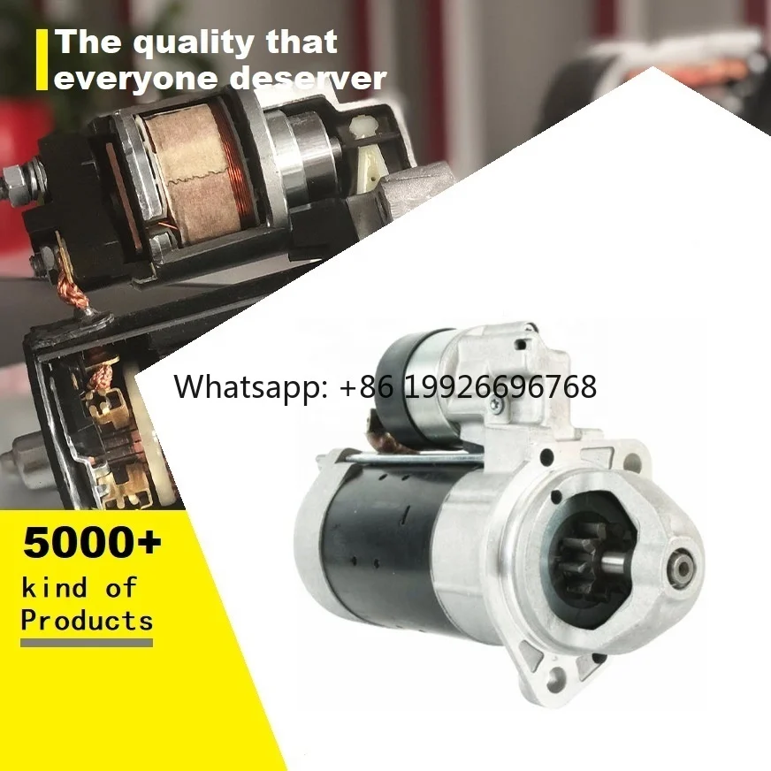 

FOR DEUTZ D2011L BF4M2011 01181751 01182124 01182382 01182384 01183404 01183599 04300006 1181751 12v 2.3kw Engine Starter