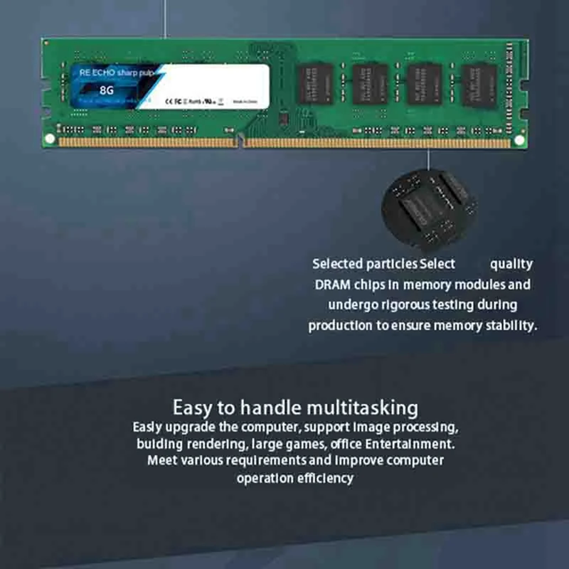 Memory Bar DDR3 8G 1600MHZ Memory Bar Memory Stick