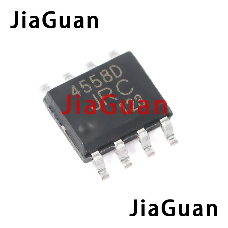 10PCS NEW Original JRC4558D SOP-8 NJM4558M Dual operational amplifier IC chip JRC4558 Integrated Circuit IC 4558