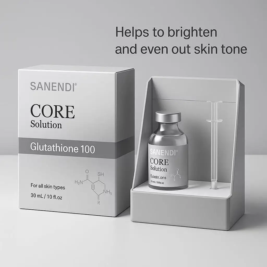 Sanendi Exo - CORE مركب الببتيد حمض الهيالورونيك ترطيب الوجه ترطيب مهدئ السائل صالون تجميل جوهر