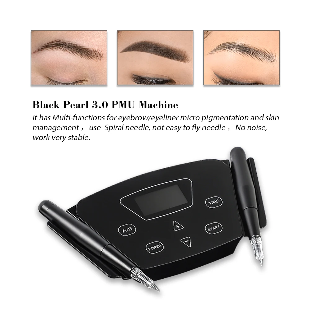 YD Black pearl PMU Rotary Machine Digital Permanent Makeup Tattoo Machine Kit permanent makeup pen lip blush permanent makeup