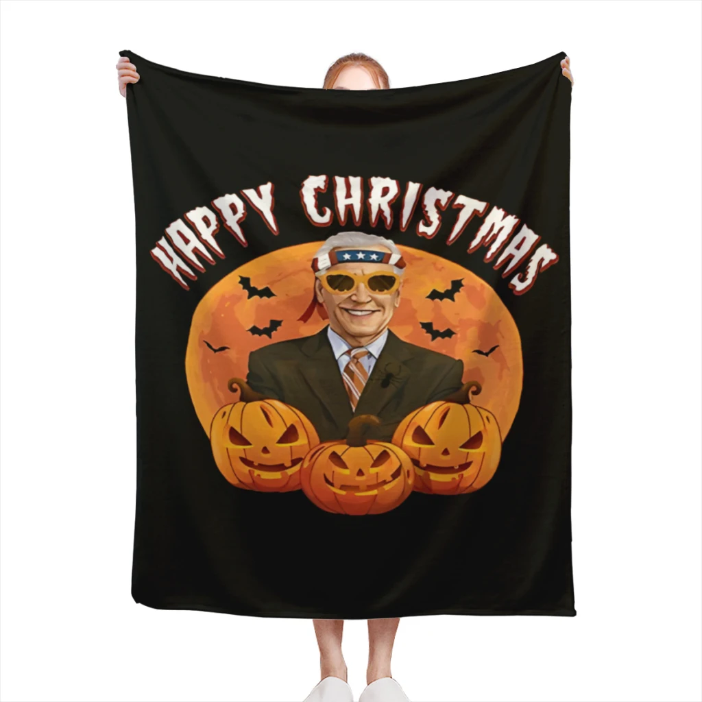 Anti Joe Biden T-Shirthappy Halloween  Anti Joe Biden blankets Warm Flange blankets Soft and comfortable blanket picnic blanket