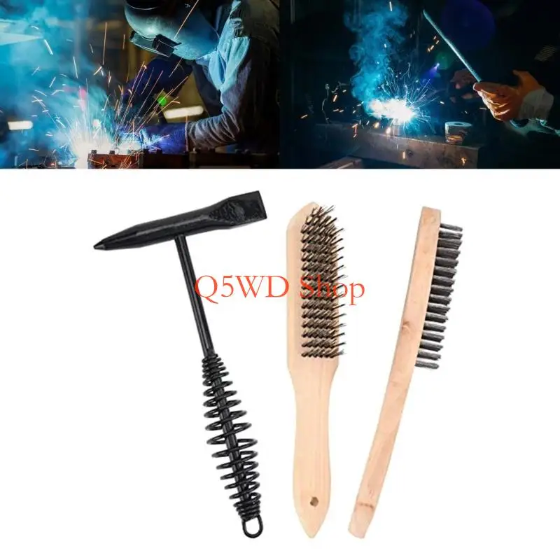 

Профессиональный набор для стружки Q5WD, включающий отбойный молоток и проволочную щетку для сварки