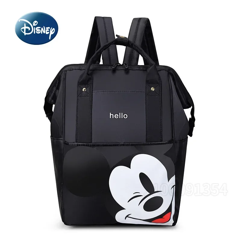 Disney Mickey New Diaper Bag Backpack Luxury Brand Fashion Trend Baby Bag Cartoon Cute Baby Diaper Bag Backpack Large Capacity