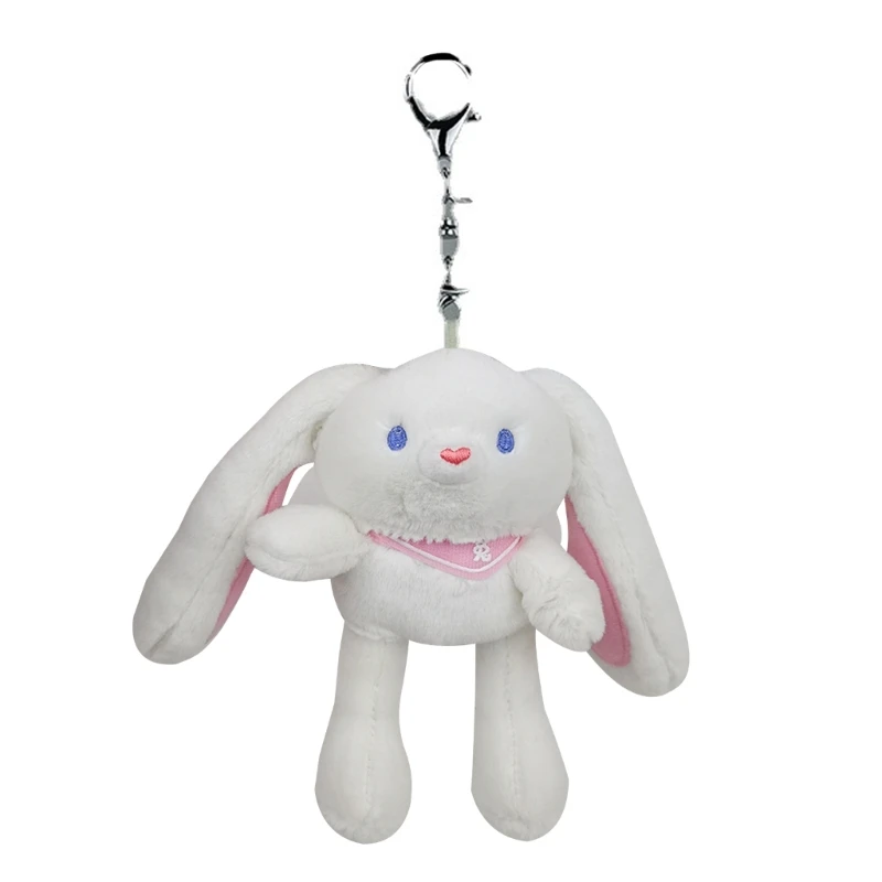 Ohren Hase Plüsch Schlüsselanhänger Cartoon Schlüsselanhänger Mädchen Rucksack Anhänger Geburtstag Ornament Souvenirs