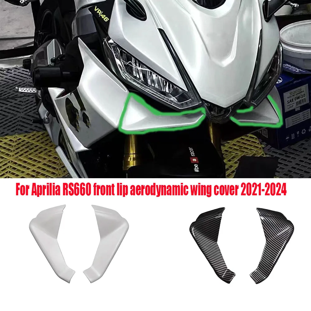 

For RS660 Front Lip Wind Wing Cover For Aprilia RS 660 Cone Aerodynamics Fairing Winglets 2021-2024 Motorcycle Accessories