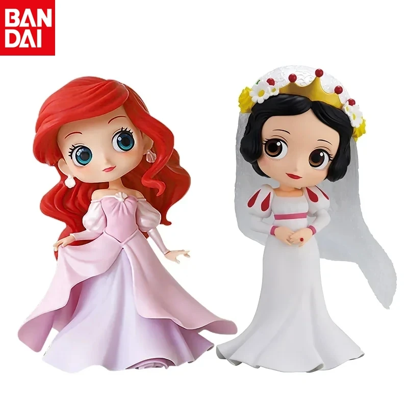 Genuine Bandai Disney Princess Brand New Different Styles of Cute Cartoon Anime Characters Ariel Alecia Beth Kids Brinquedos