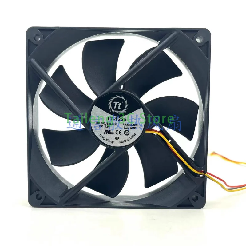 ل Thermaltake tt-1225 12 سنتيمتر كمبيوتر مكتبي وحدة المعالجة المركزية المياه المبرد ماتي مروحة الترا صامتة 3 دبوس 3P كتم هادئة مراوح التبريد