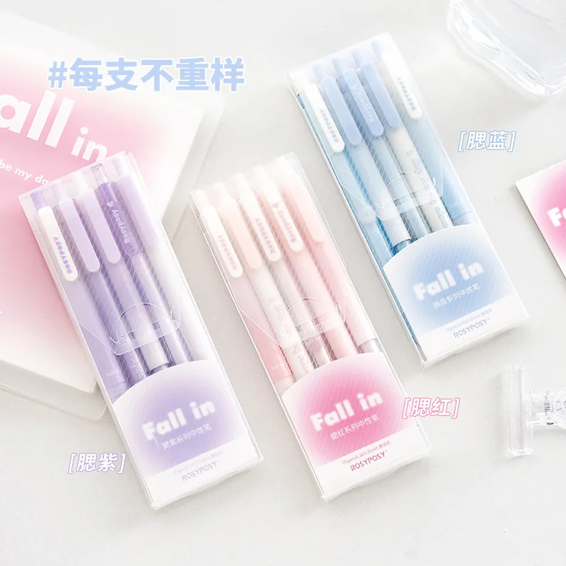 

5pcs 0.38mm/0.5mm Good Dream Gel Pens Set Ballpoint Black Ink Ink Press Neutral Pen for Writing Office School Stationery