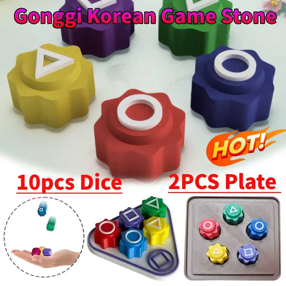 Gonggi Traditional Korean Tossing Game Gonggi Squid Tossing Gonggi Korean Game Stone Catching Toy Stone Catching Game Gonggi Set