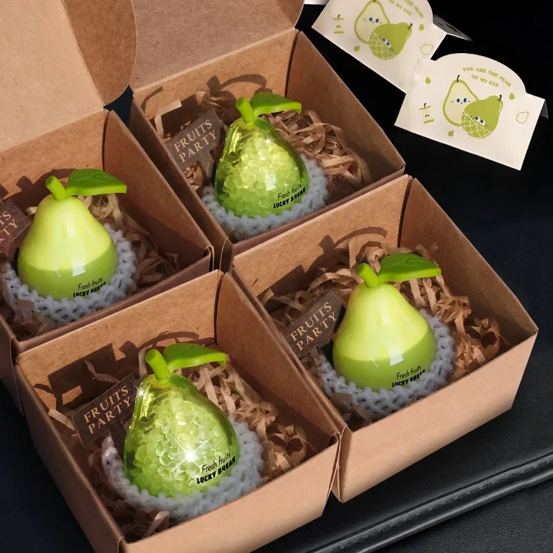 Pear-shaped Car Air Vent Fragrance Perfume for Odor Removal & Deodorizing with Adjustable Scent Diffusion