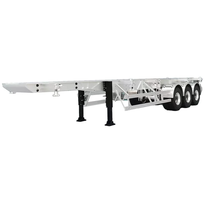 ABXE-Metal Leg With Built-In Spring Telescopic Version For 1/14 RC Car Tamiya Container Trailer  High And Low Plate Traile
