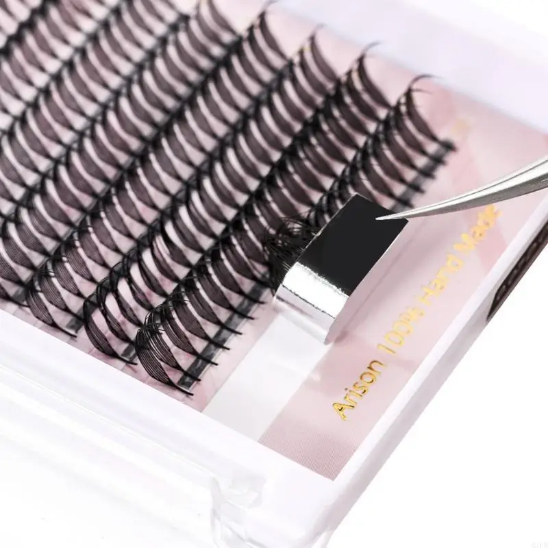 Q1FB لاش مجموعات مانغاس رموش مجموعات سبايكي العنقودية الرموش ملحقات C Cur