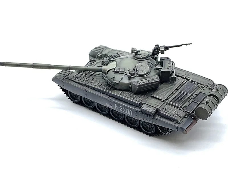 ARTISAN 1:72 Scale Diecast Alloy T72 T-72 Toys Tank Chariot Model Militarized Combat Track Type Classics Adult Souvenir Display