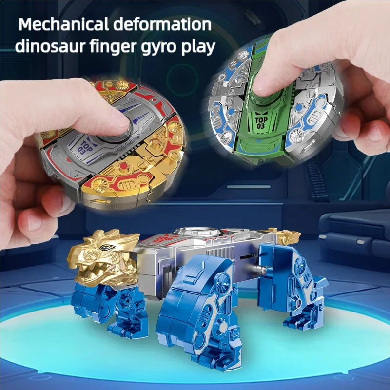Nouveau dinosaure déformé Spinner Fidget jouets enfants main doigt gyroscope Spinner Anti-Stress adulte jouets sensoriels enfants jouets cadeaux