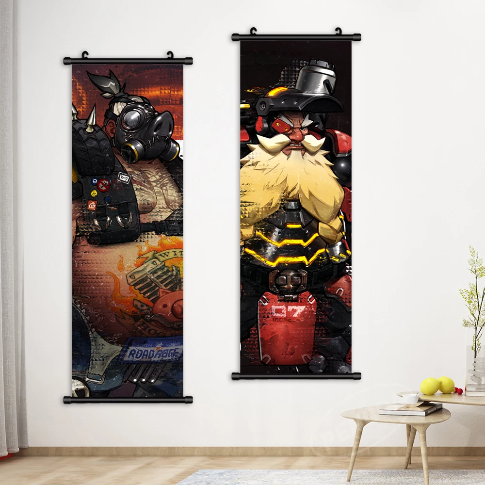 لوحات جدارية من القماش على شكل ساعة واحدة مُعلّقة على شكل ملفوفات على شكل ترادهوغ ، لوحات جدارية من قماش ونستون ، لوحات توربيورن ليندهولم مطبوعة ، ديكور منازل #4