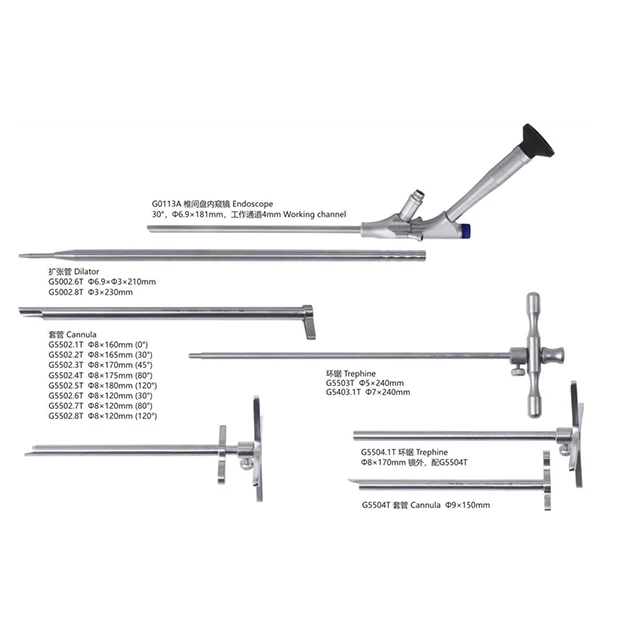 Transforaminal endoscope rigid 6.9mm 30-degree interlaminar spine endoscope