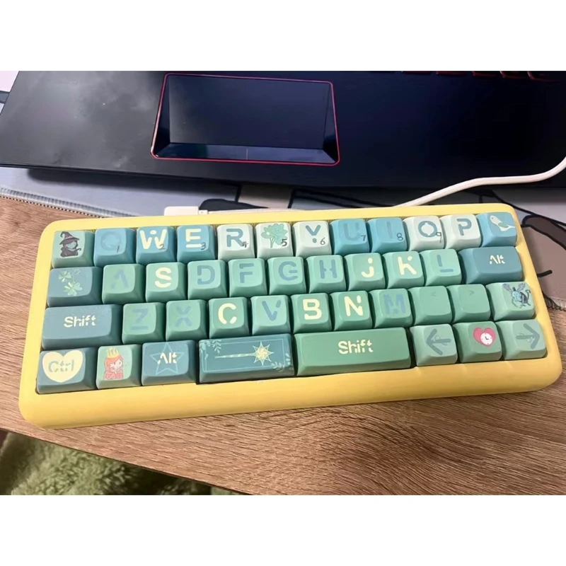 Keycaps 127 STKS Groene Keycaps XDA Profiel Set Keycap DyeSubbed Dikke PBT Caps H7EC