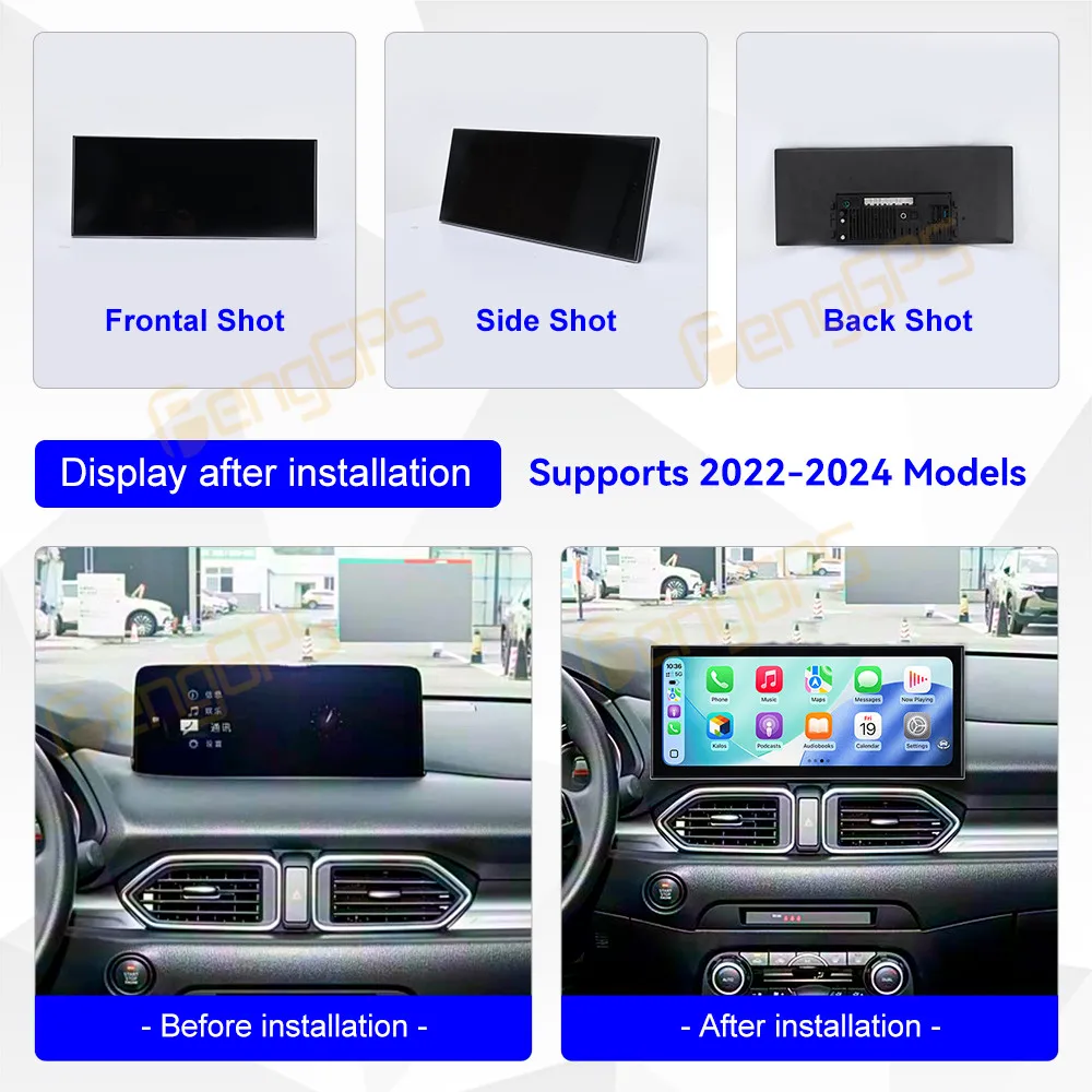 

15.8 Inch Android 15 CarPlay Car Radio For Mazda 5 2022-2024 Touch Screen Multimedia Player GPS Navigation Head Unit DSP Auto