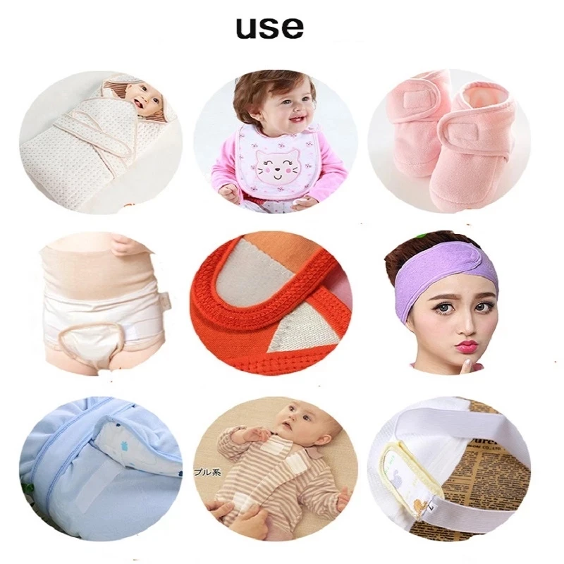 Stickes Tape Infant Diaper Stickes Sticke Super Thin Soft Baby Loop Hook Tapes Black White Transparent Adhesive Fastener Tapes