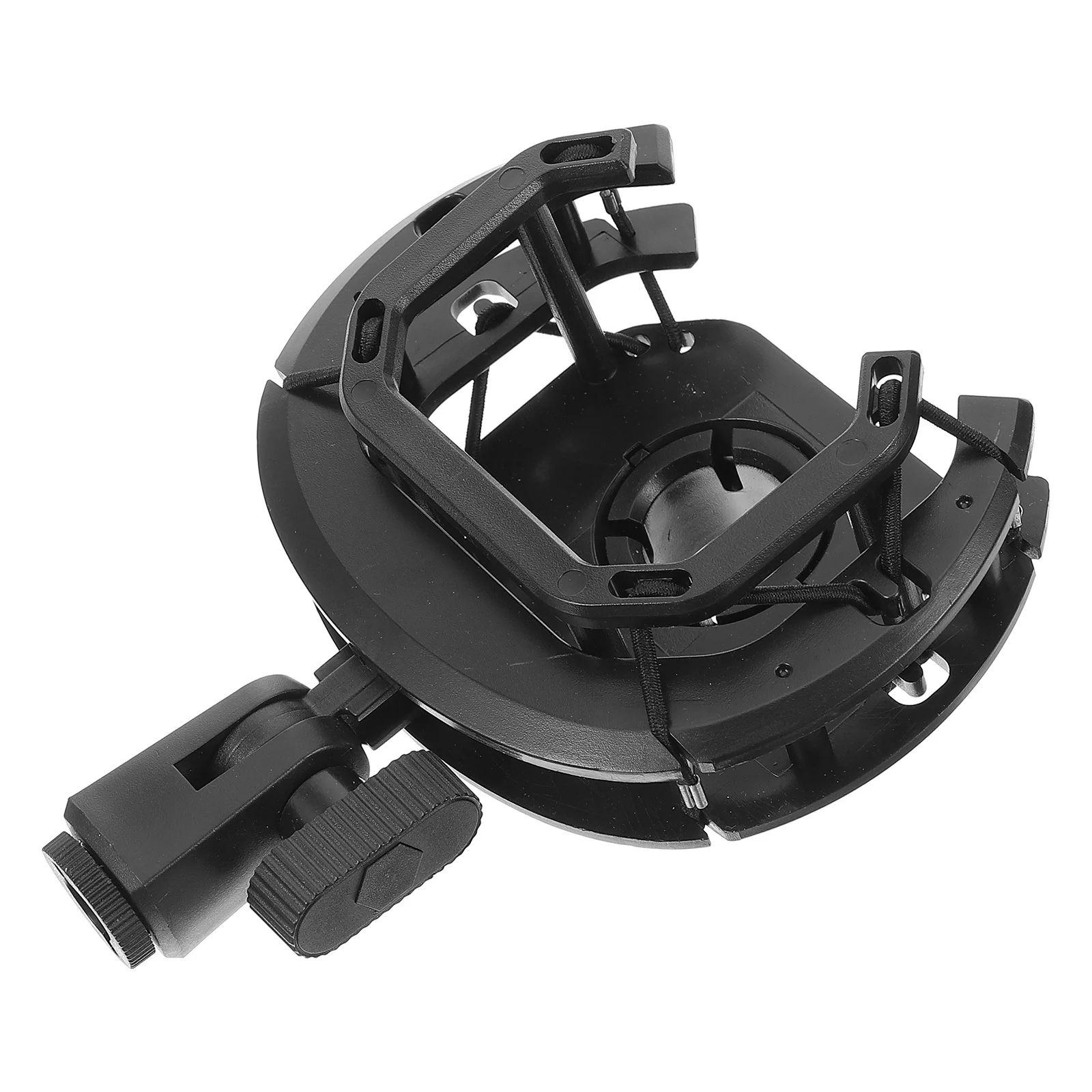 

Lightweight Portable Microphone Shock Mount Shockproof Mic Holder Adjustable Anti-Vibration Stand Durable Plastic