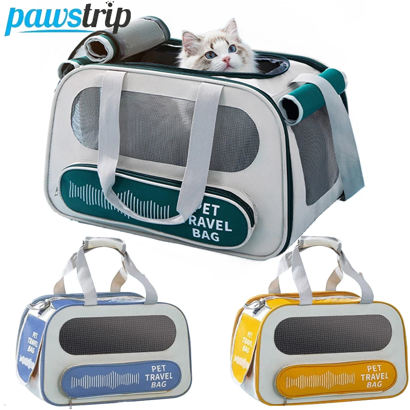 

Breathable Cat Carrier Large Capacity Cat Bag Portable Pet Carrying Bag for Cats Foldable Outdoor Travel Cats Bag Pet Supplies