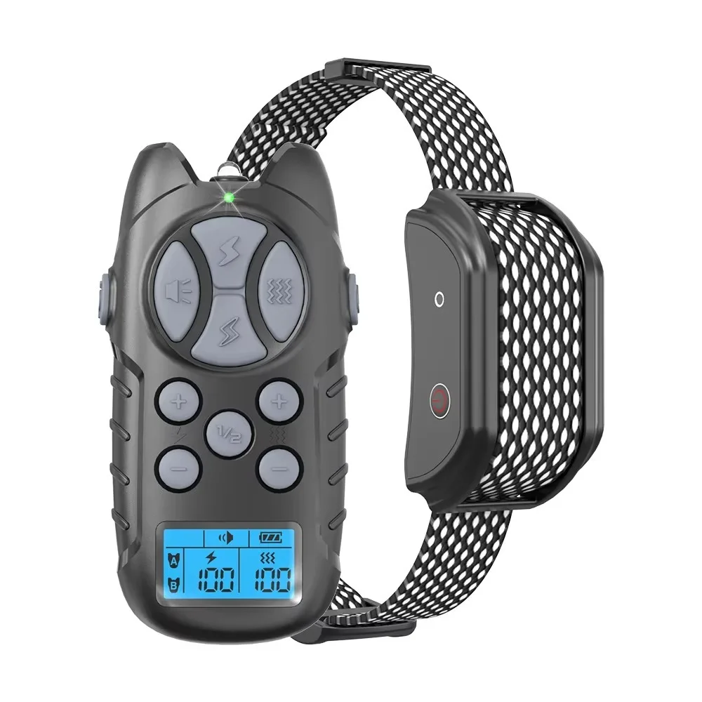 2024 Innovative Global Positioning System (GPS) Enabled Remote Control Dog Training Collar with Anti-Barking Features