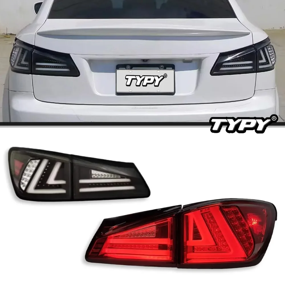 

TYPY Car Lights For Lexus IS 2006-2012 Taillight Upgrade Modified to New DRL Dynamic Turn Signal LED Taillight Auto Accessories
