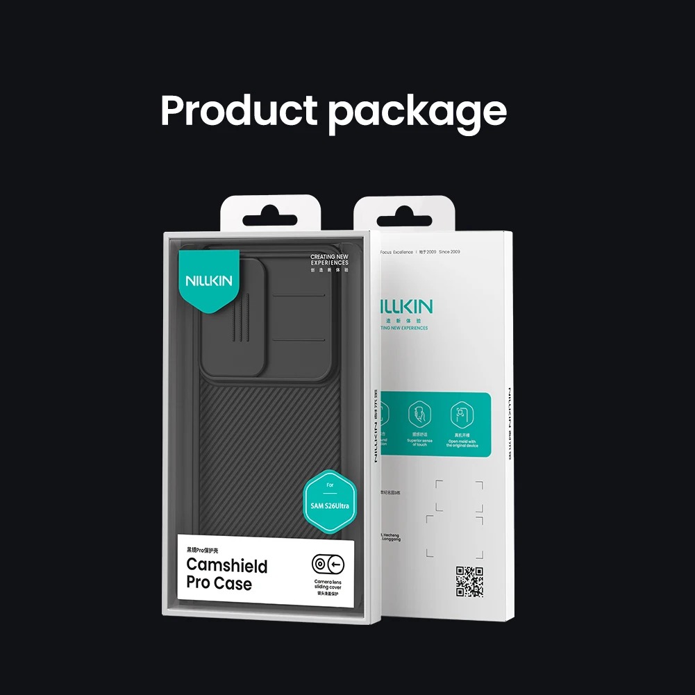 Custodia Nillkin CamShield Pro per Samsung Galaxy S22 / S22 + / S22 Ultra, con protezione per fotocamera scorrevole custodia rigida per PC + TPU