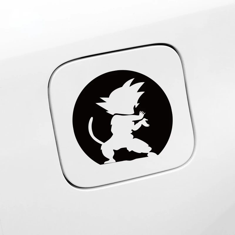 Dragon Ball Personality Creative Silhouette Car Sticker Anime Sticker Waterproof Sunscreen Laptop Window Trunk Sticker