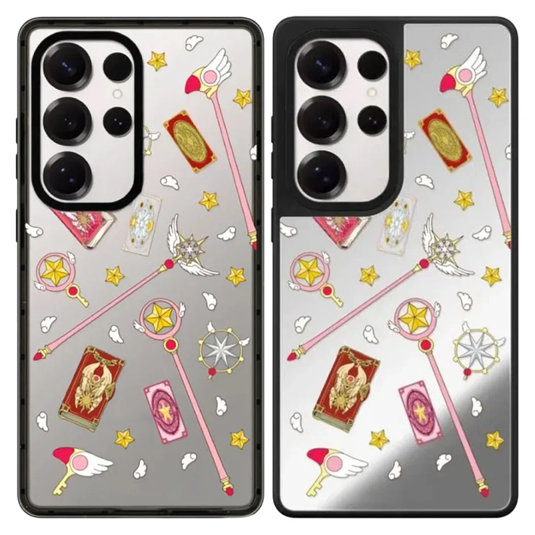 

510314 Mirror / Acrylic Magnetic Case: Compatible With Samsung Galaxy S23 U S24U S25 Ultra S25+ Plus Shell