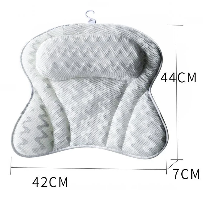 Yfiwji Bath Pillow for Bathtub, Waterproof Bath Cushion
