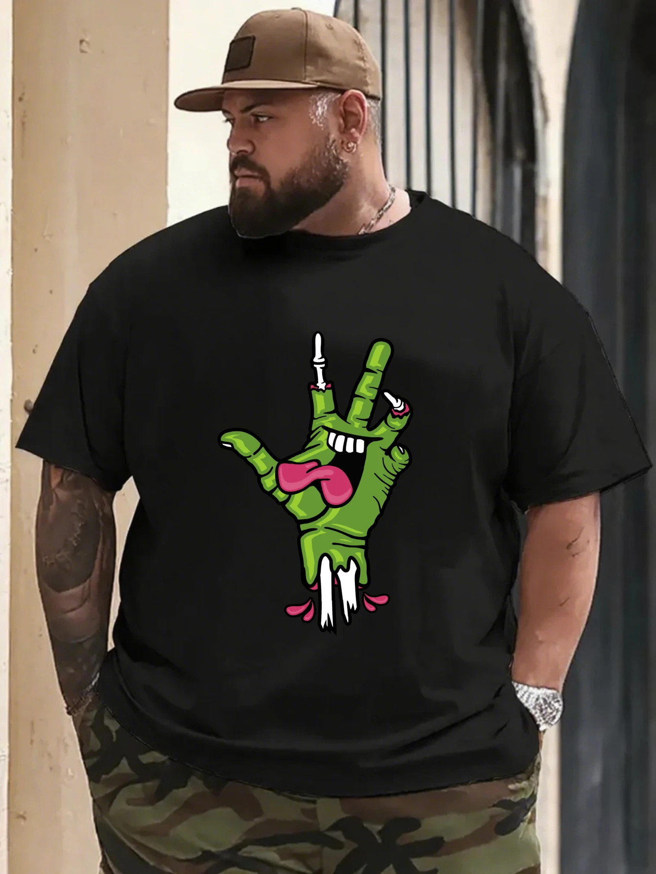 

Vintage Vintage California Camping Graphic T-Shirt for Men, Outdoor Style Short Sleeve Tee, CA Camping Print Tops