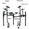 Praxis Dumb Drum Kit Mute Percussion Pad Kinder Erwachsene Praxis Drum Set Zu Hause Percussion Instrumente Simulieren Drum Set 4