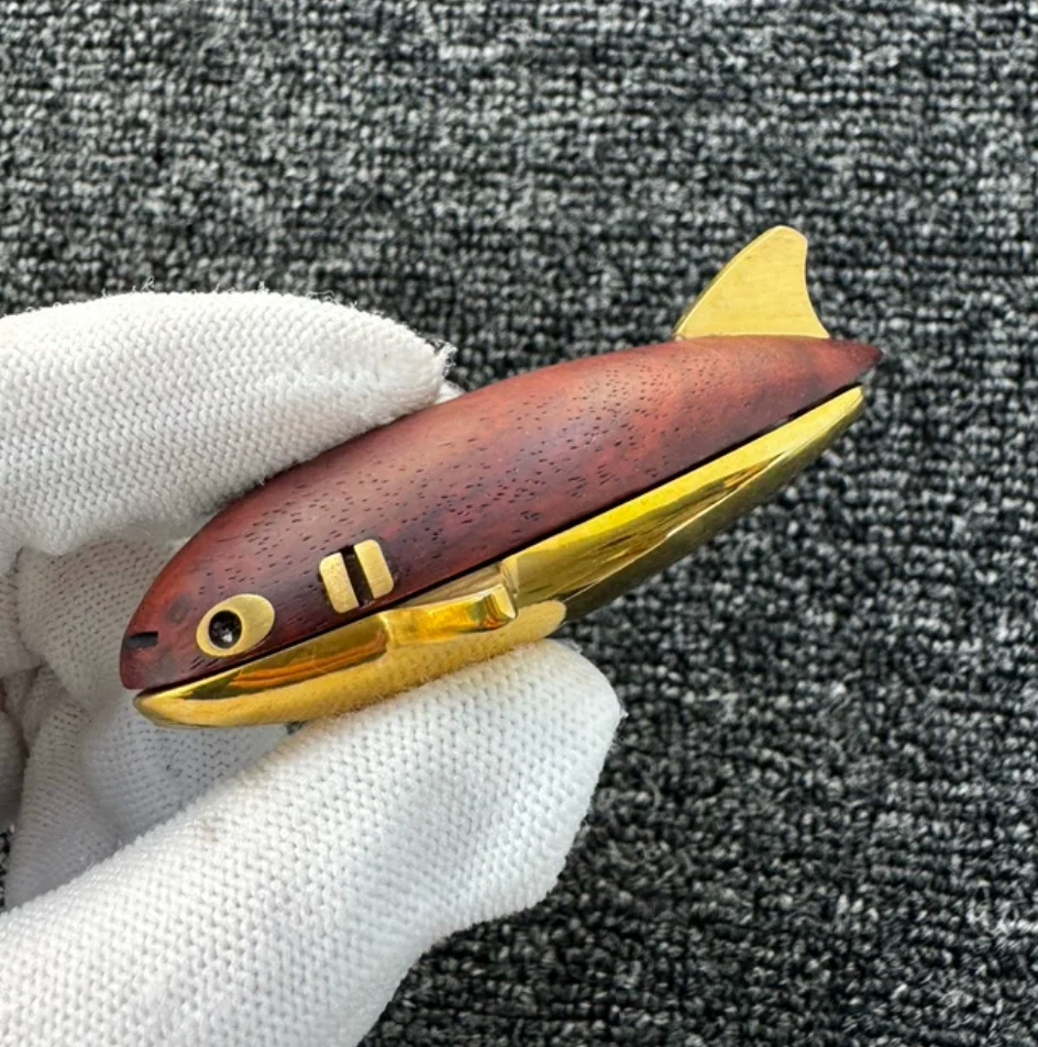 Used EDC HFedc Shark Wood fidget slider decompression toy