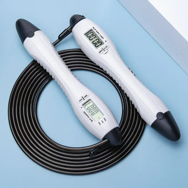 Cordless Electronic Skipping Rope Gym Fitness Smart Skipping Rope with LCD Screen Counting Speed Jumping Table Counter