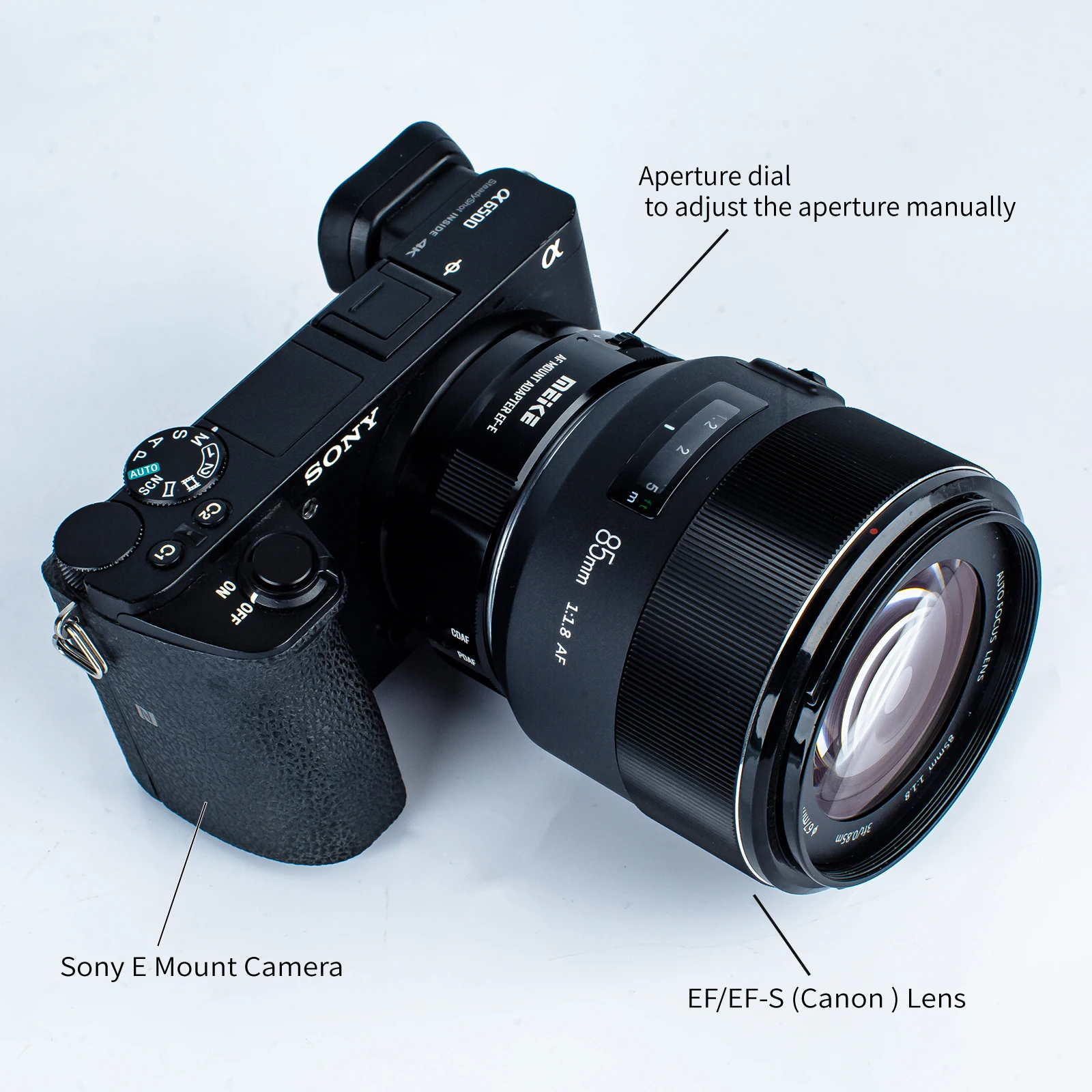 MK-EFTE-B Auto Focus Mount Adapter EF/EF-S lens to Sony E mount cameras