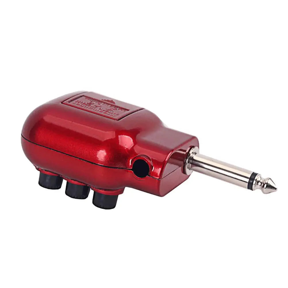 

Preamplifier for Guitar 6.35mm Plug Mini Preamp Bass Treble EQ Volume Control ABS Material Compact Size Lightweight Durable