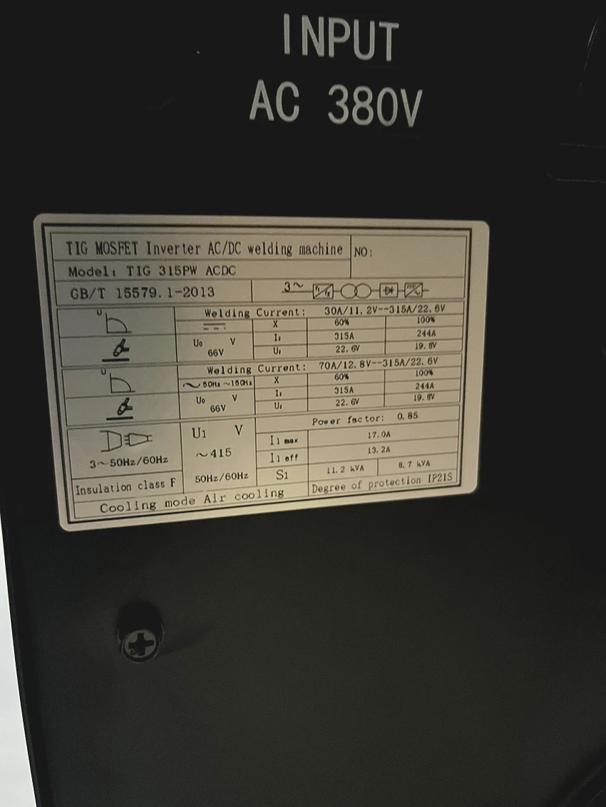 TLF SANYU TIG 315PW ACDC Pulse Soldador TIG Inversor Máquina de solda a arco com refrigerador de água para soldagem