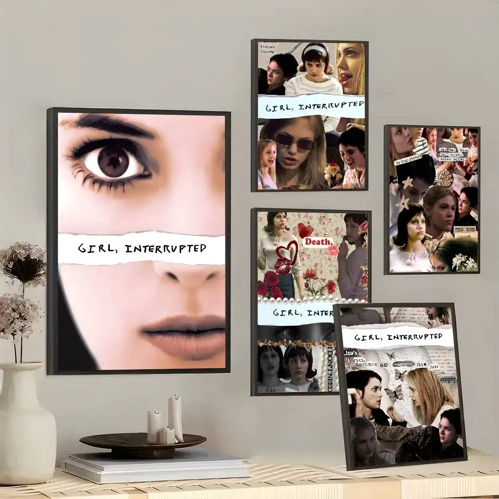 فتاة متقطعة الفيلم الملصقات الكلاسيكية خمر غرفة بار مقهى ديكور الشمال ديكور المنزل #2