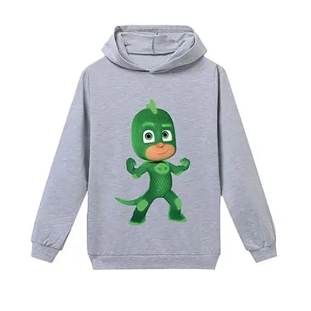 PjMasks Spring and Autumn new children's clothing children's hoodie long sleeve tops for boys and girls baby wear trend