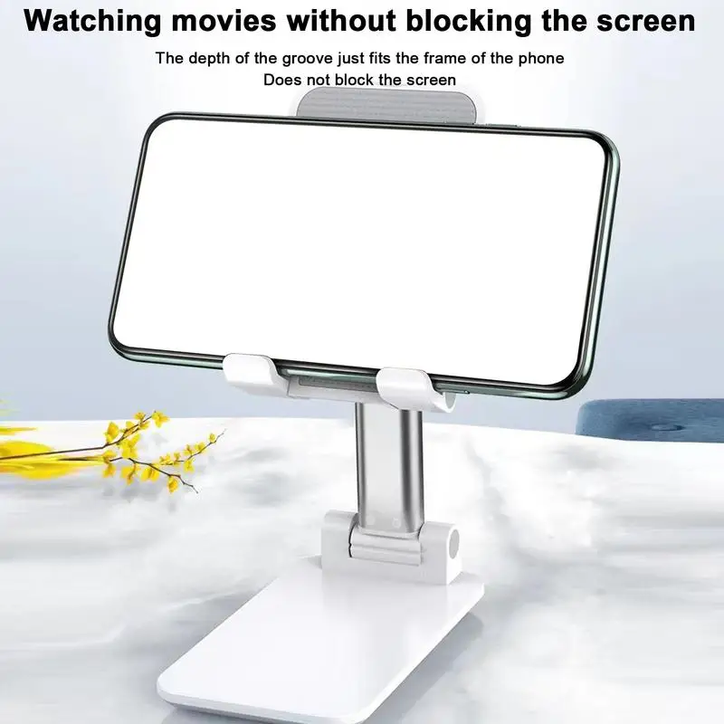 Foldable Phone Stand Desktop Cradle Phone Stand Holder Collapsible Phone Stand Adjustable Cradle Cell Phone Stands Folding