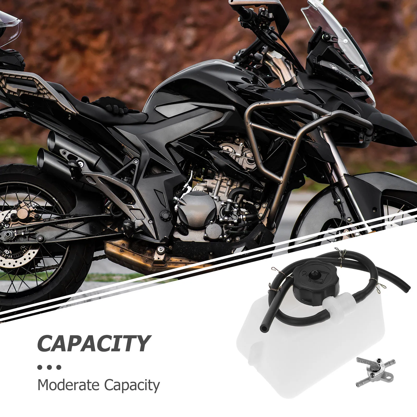 

3pcs Mini Bike Gas Tank 47Cc 49Cc Small Fuel Tank For Motorcycle Off-Road Engine Compatible With Fuel System Accessory