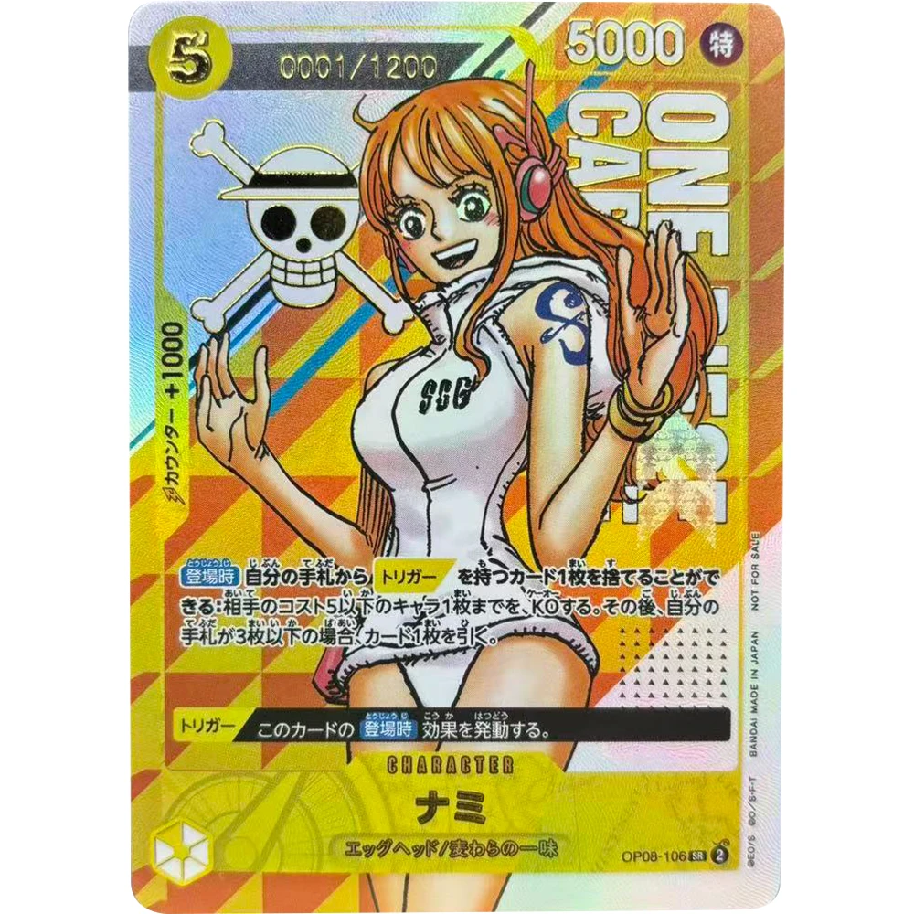 one piece trading card game nami Nami R OP01-016 SP ONE PIECE Card Game TCG Awakening of the New Era Japanese