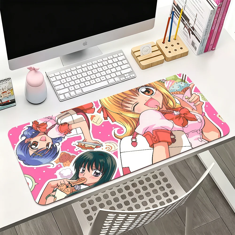 Mermaid M-Melody Anime Pink Girl Mouse Pad For Office Gaming And Keyboards Non-Slip Large Waterproof