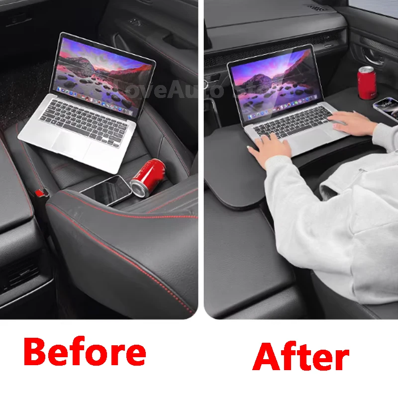 For Toyota RAV4 RAV-4 XA60 2026 Car Folding Small Table Board Cover Front Rear Row Office Dining Table Accessories
