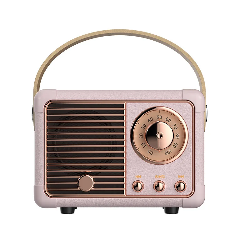 For Creative Retro Wireless Bluetooth Speaker Portable Gift Small Stereo Mobile Phone Subwoofer Mini Bluetooth Speaker